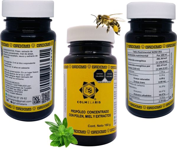 (Set Energizante 2pz) EXTRACTO & JARABE DE POLEN CON PROPOLEO CONCENTRADO COLMELARIS - Imagen 5